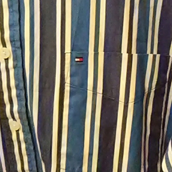 Tommy Hilfiger Striped Button up Dress shirt - Picture 2 of 8